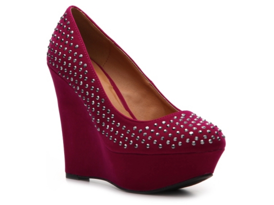 Qupid Worthy-38 Wedge Pump