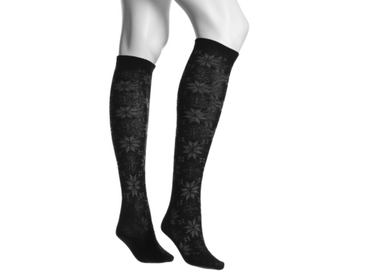 Audrey Brooke Snowflake Knee Sock | DSW