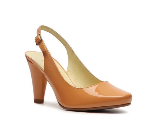 Bruno Magli Tecana Patent Leather Slingback Pump