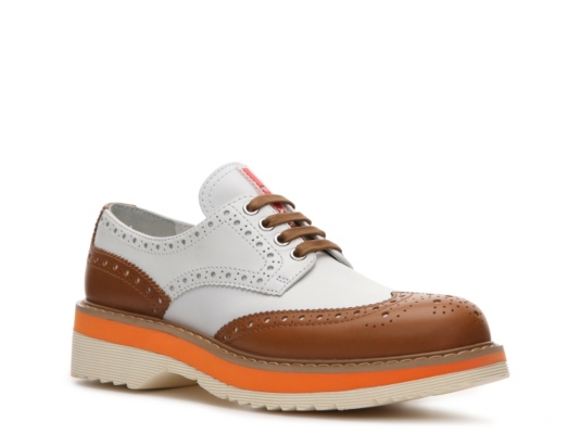 Prada Leather Wingtip Oxford