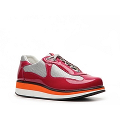 prada patent leather trainers