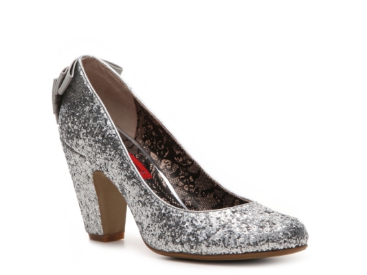 London Rebel Jami Glitter Pump