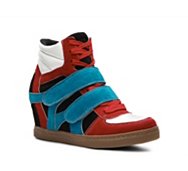 N.Y.L.A. Brander Color Block Wedge Sneaker