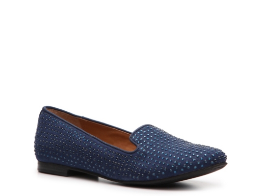 Mia Bedazzle Loafer Flat