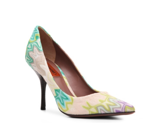 Missoni Printed Fabric Pump