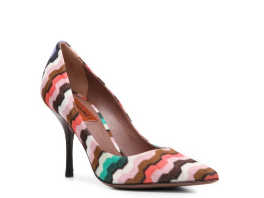 Missoni Printed Fabric Pump