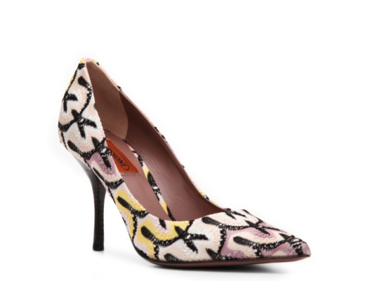 Missoni Printed Fabric Pump