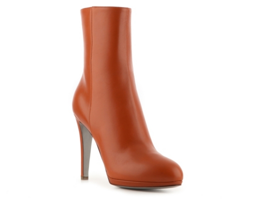 Sergio Rossi Leather Platform Bootie