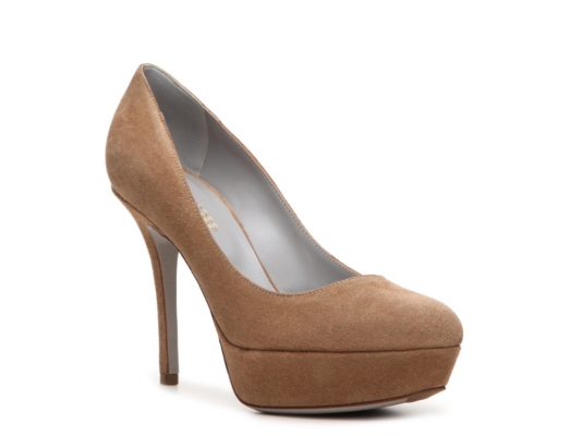 Sergio Rossi Suede Platform Pump