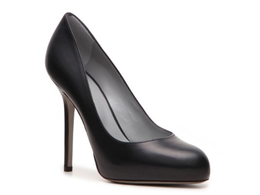 Sergio Rossi Leather Platform Pump
