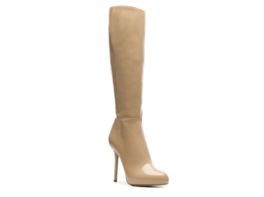 Sergio Rossi Patent Leather Platform Boot