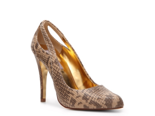 Ted Baker Perezia Reptile Leather Cutout Pump