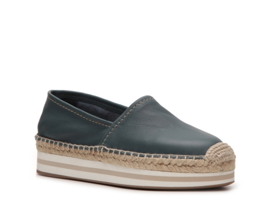 Prada Leather Flatform Moc