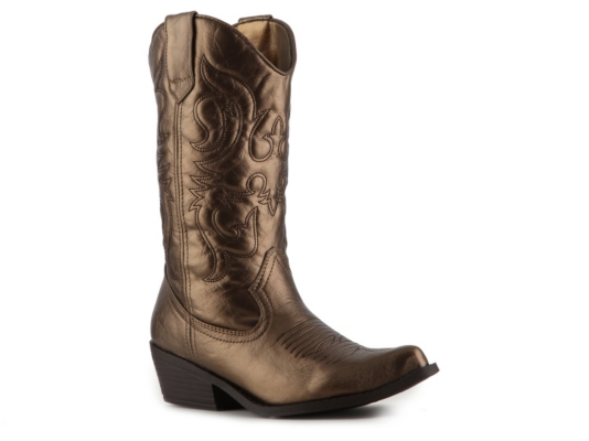 Madden Girl Sanguine Metallic Western Boot | DSW