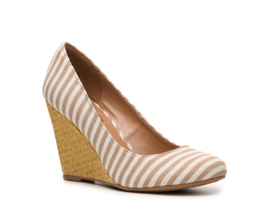 Mix No. 6 Otavia Striped Wedge Pump