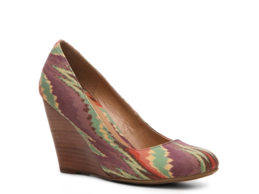 Mix No. 6 Otavia Print Wedge Pump