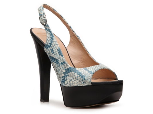 Giuseppe Zanotti Reptile Leather Slingback Pump