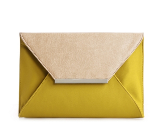 Poppie Jones Color Block Envelope Clutch