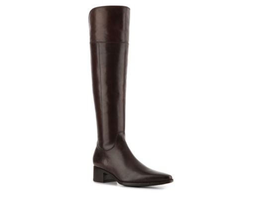 Santoni Leather Riding Boot