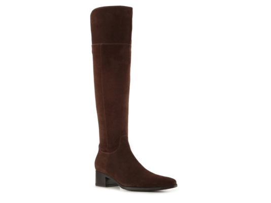 Santoni Suede Riding Boot