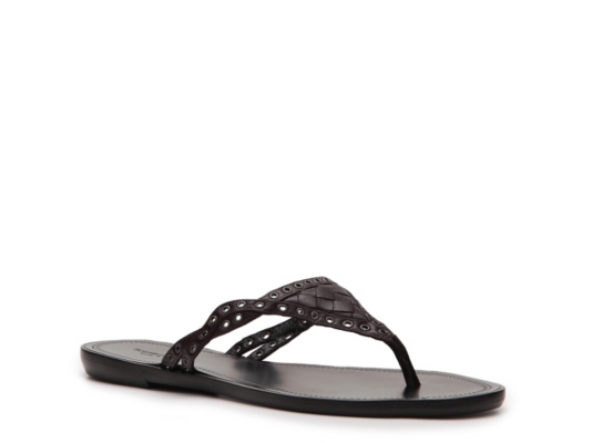 Bottega Veneta Woven Leather Flat Sandal