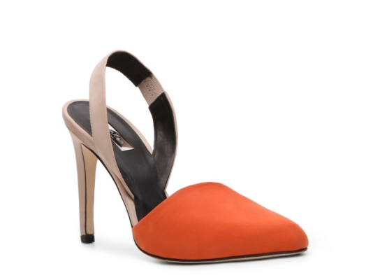 Calvin Klein Collection Dyra Nubuck Slingback Pump
