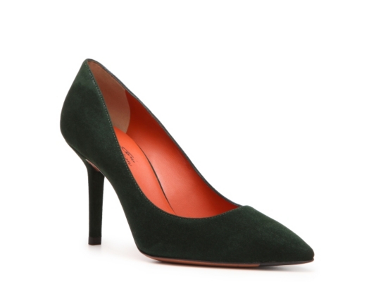 Santoni Suede Pump