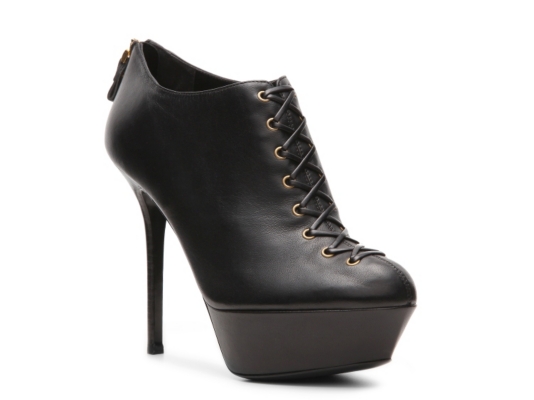 Sergio Rossi Leather Platform Bootie