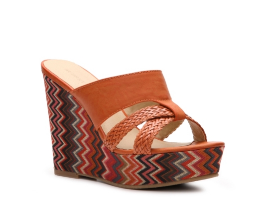 Audrey Brooke Ebony Wedge Sandal