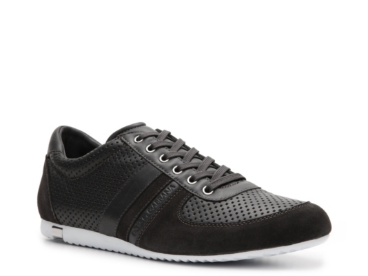 Dolce & Gabbana Perforated Leather & Suede Sneaker