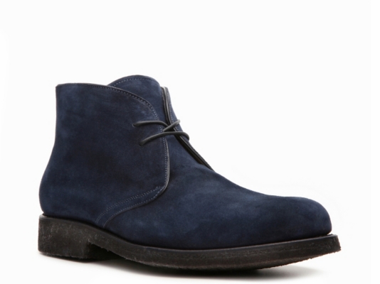 Santoni Suede Blucher Boot