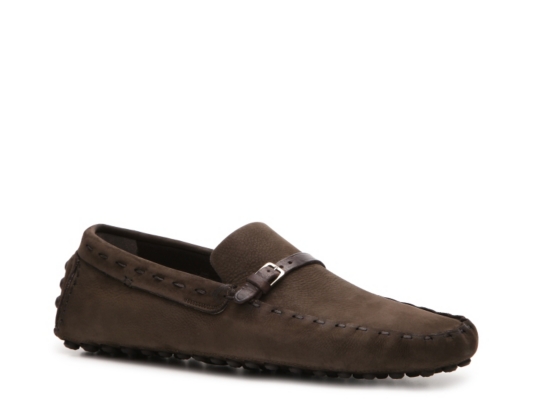 Sergio Rossi Suede Buckle Loafer