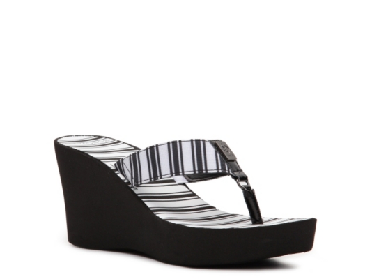 dsw flip flop wedge