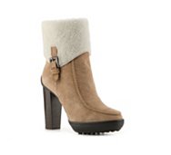 Tod's Suede Cuff Bootie