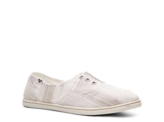 Roxy Jetty Striped Laceless Sneaker