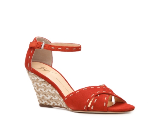 Giuseppe Zanotti Suede Wedge Sandal