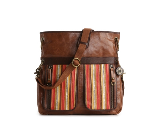The Sak Large Pax Leather Cross Body Bag