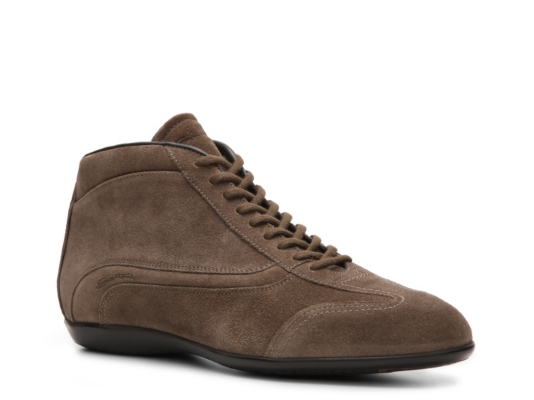 Santoni Suede Sneaker