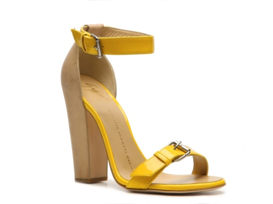 Giuseppe Zanotti Patent Leather Buckle Sandal