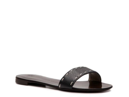 Giuseppe Zanotti Leather Slip On Sandal