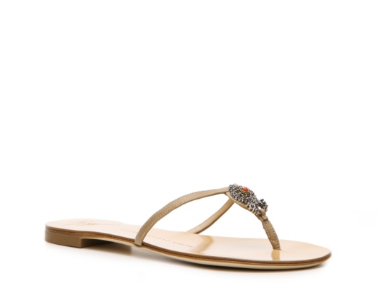 Giuseppe Zanotti Leather Flip Flop