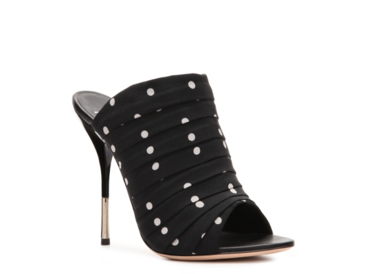 Giuseppe Zanotti Satin Peep Toe Mule