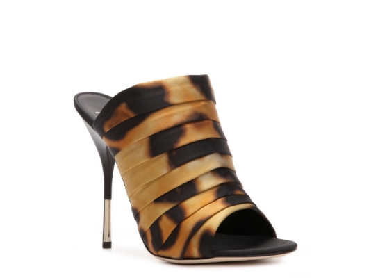 Giuseppe Zanotti Satin Peep Toe Mule