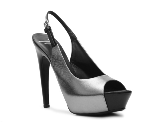 Giuseppe Zanotti Metallic Leather Slingback Pump