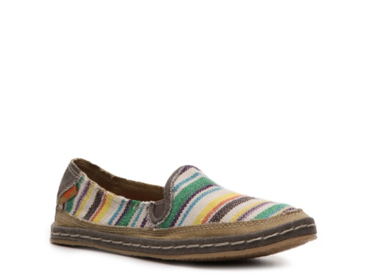 Rocket Dog Wheelie Striped Flat