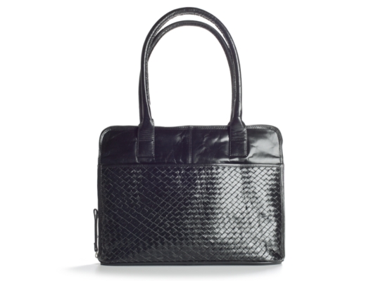 Latico Leather Woven Zip Around Tote