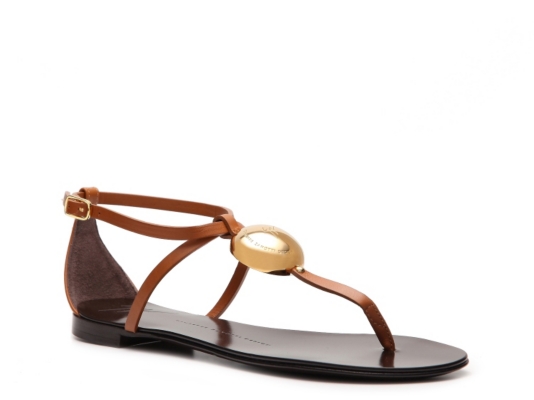 Giuseppe Zanotti Leather Logo Sandal