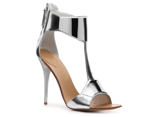 Giuseppe Zanotti Metallic Leather Plated Sandal