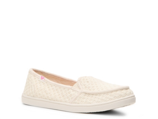 Roxy Mesa Crocheted Flat