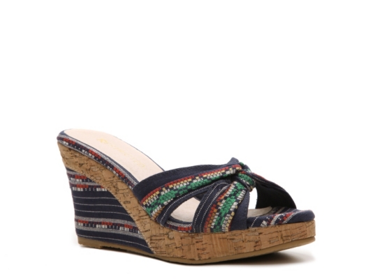 Restricted Daisy Wedge Sandal